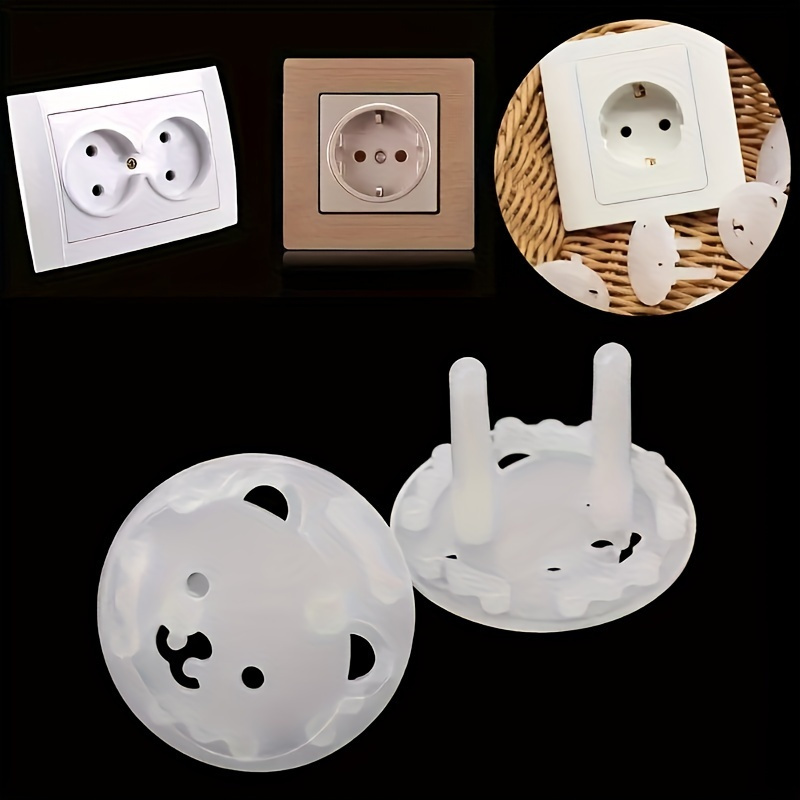 Outlet Cover Baby - 10 قطعة الدب الاتحاد الأوروبي مقبس