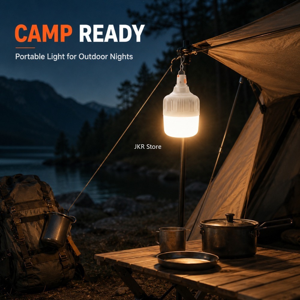 مصباح تخييم قابل للشحن عبر USB - مراجعة Power Outage Light وسعره
