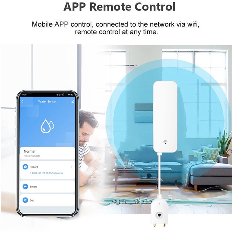 جهاز استشعار تسرب المياه الذكي - مراجعة Water Alarm Sensor وسعره