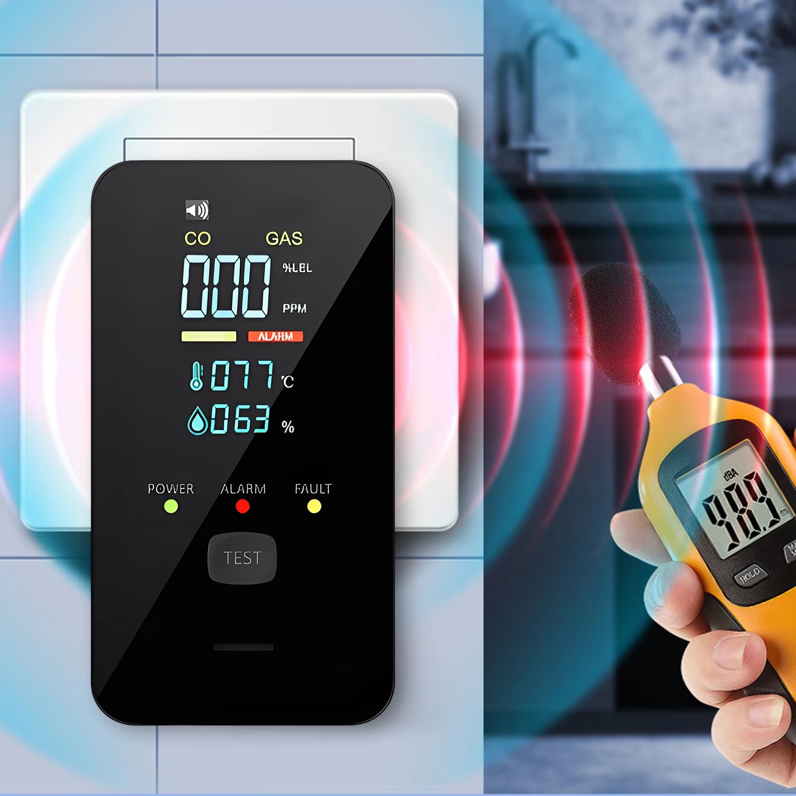 جهاز كشف الغاز الطبيعي وأول أك - مراجعة Co Detector Plug وسعره