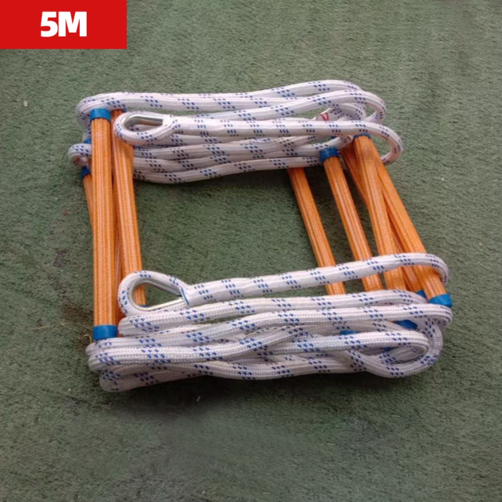سلم حبل معزول مانع للانزلاق لل - مراجعة Fire Escape Ladder وسعره